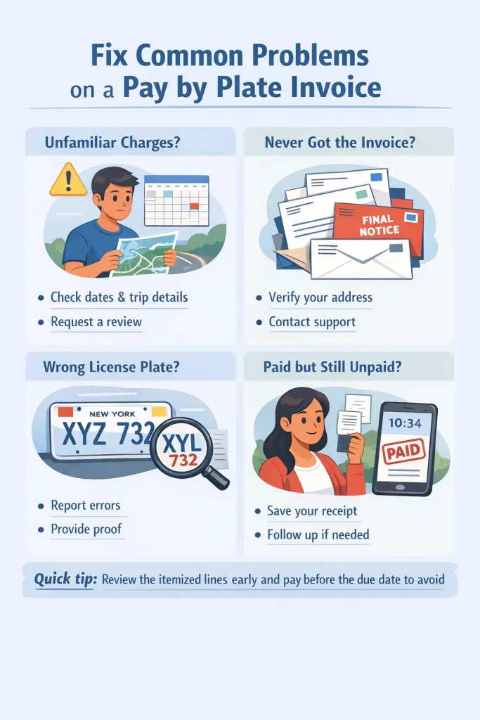 Invoice Charges for PayByPlateMA: What You Pay and Why It Matters 4 Fix Common Problems on a Pay by Plate Invoice