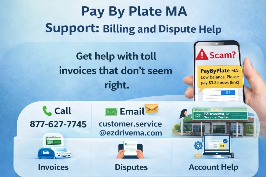 Pay By Plate MA Support: Billing and Dispute Help 1 Pay By Plate MA Support: Billing and Dispute Help