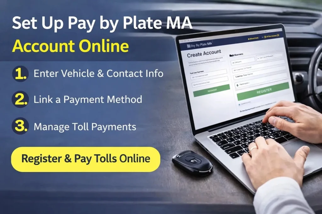 Open a PayByPlate MA Registered Account 5 Set Up Pay by Plate MA Account Online